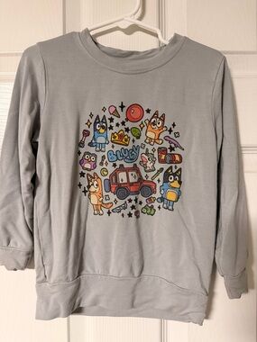 Bamboo Bliss Kids Bluey Graphic Long Sleeve Shirt -